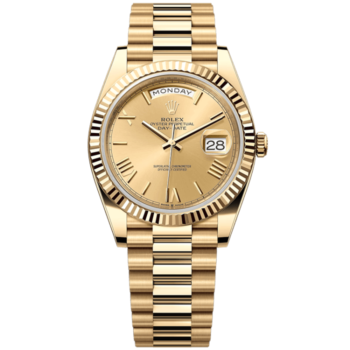 Rolex Day-Date Champagne Yellow Gold 40mm
