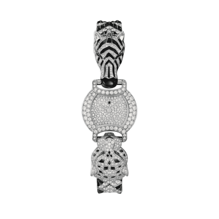Cartier Indomptables Diamond Pave White Gold 22.2mm