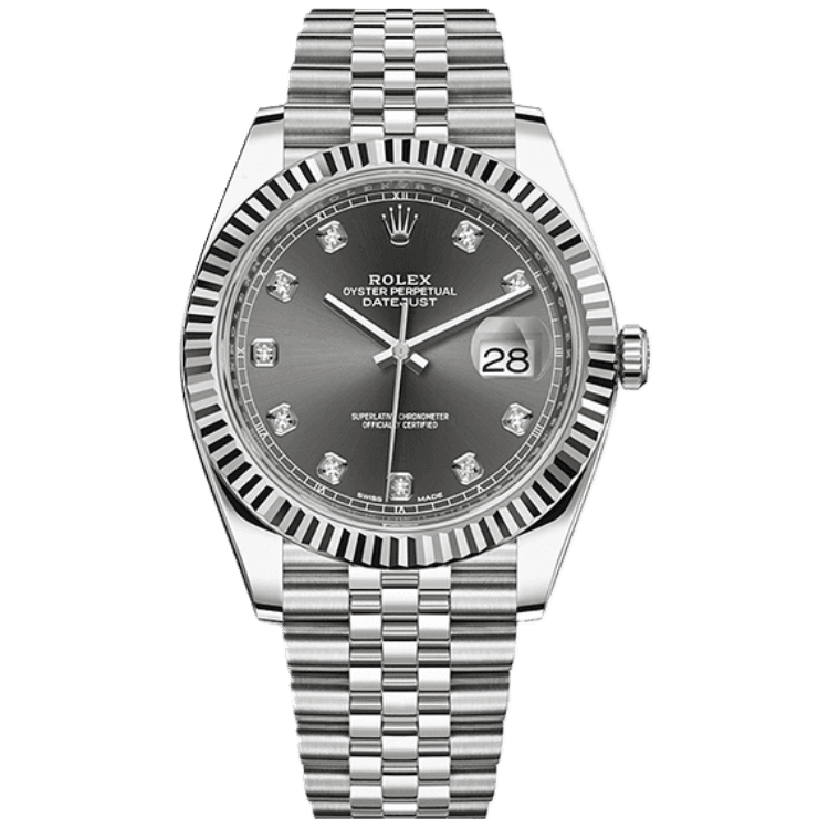 Rolex Datejust Grey Steel 41mm