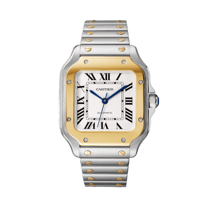 Cartier Santos De Cartier White Steel 35.1mm