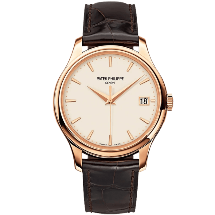 Patek Philippe Calatrava White Leather 39mm