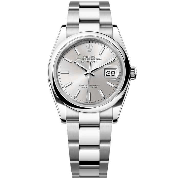 Rolex Datejust Silver Steel 36mm