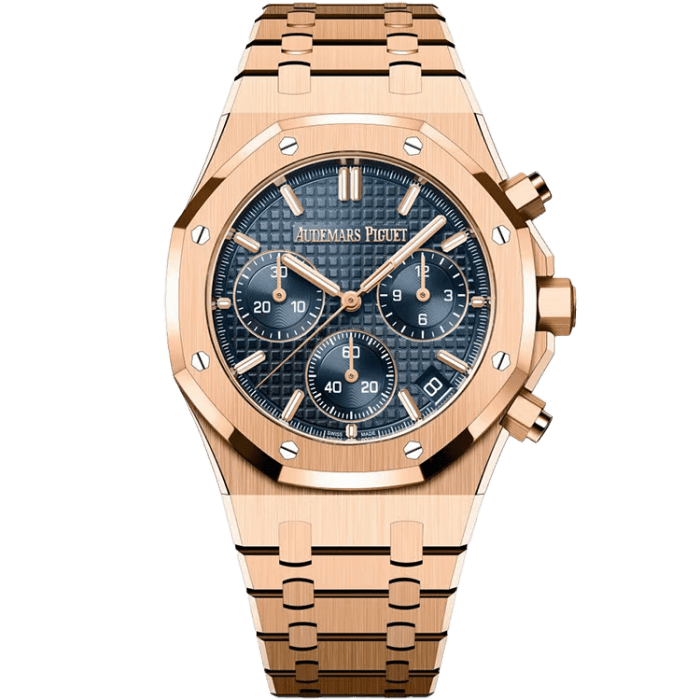 Audemars Piguet Royal Oak Chronograph Blue Rose Gold 41mm