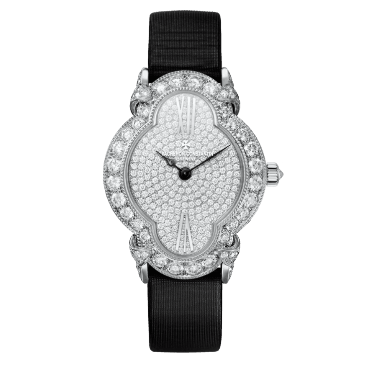 Vacheron Constantin Heures Créatives Diamond Pave Satin 26.5mm