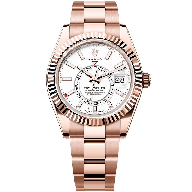 Rolex Sky-Dweller White Rose Gold 42mm