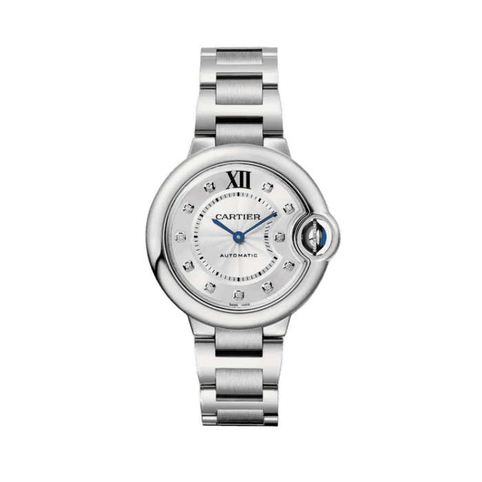 Cartier Ballon Bleu Small Silver Steel 33mm
