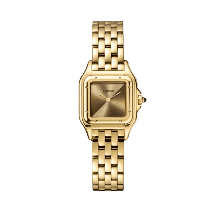 Cartier Panthère Small Chocolate Yellow Gold 30mm