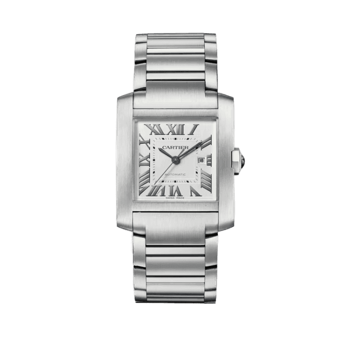 Cartier Tank Française Silver Steel 30.5mm