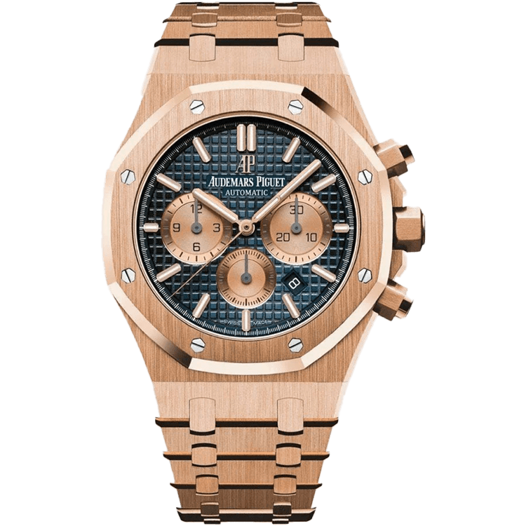 Audemars Piguet Royal Oak Chronograph Blue Rose Gold 41mm