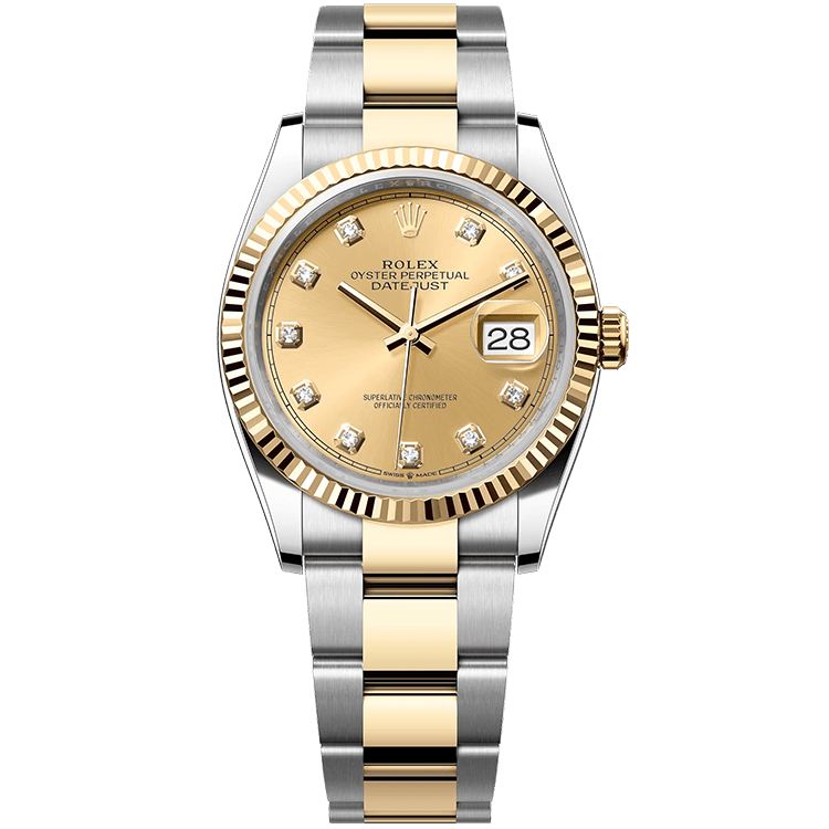 Rolex Datejust Champagne Two-Tone 36mm