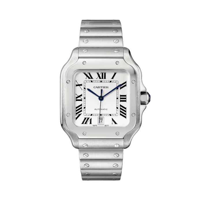 Cartier Santos De Cartier White Steel 39.8mm