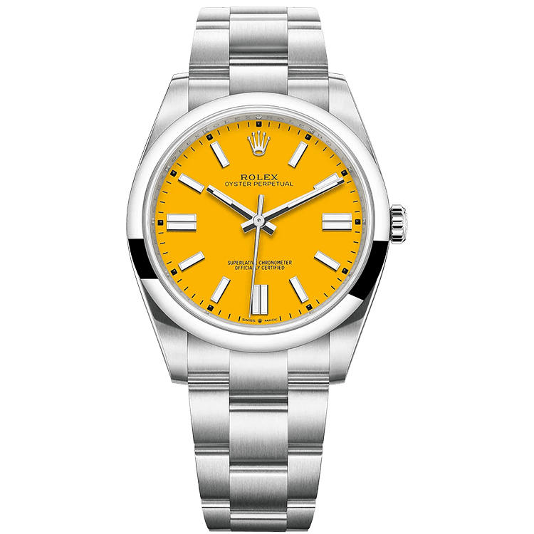 Rolex Oyster Perpetual Champagne Steel 36mm