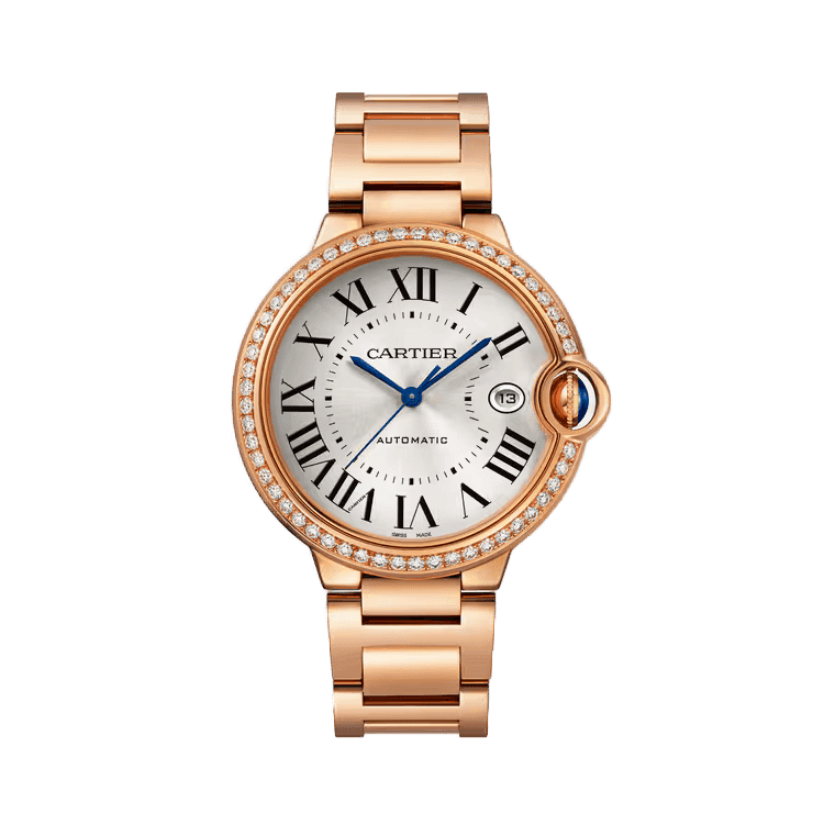Cartier Ballon Bleu Large Silver Rose Gold 40mm