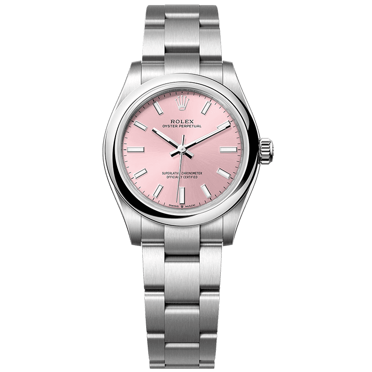 Rolex Oyster Perpetual Pink Steel 31mm