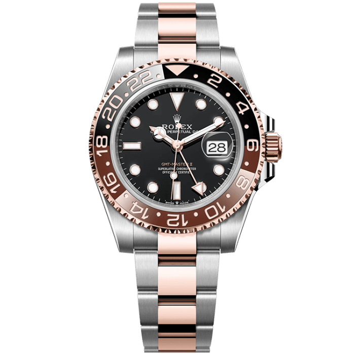 "Root Beer" Rolex GMT-Master II Black Two-Tone 40mm