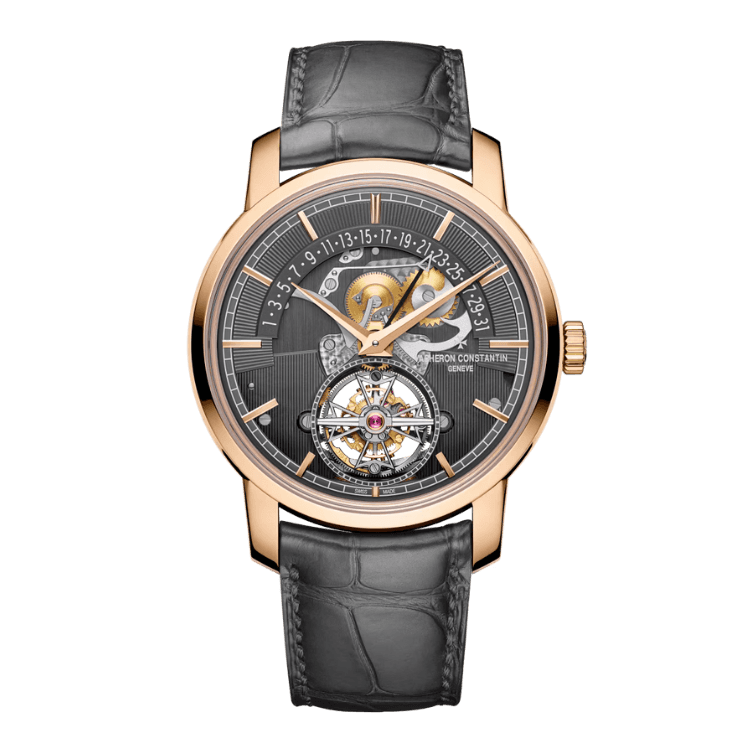 Vacheron Constantin Traditionnelle Tourbillon Skeleton Alligator Leather 41mm