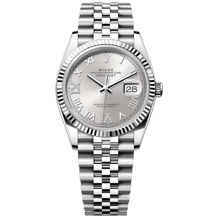 Rolex Datejust Silver Steel 36mm