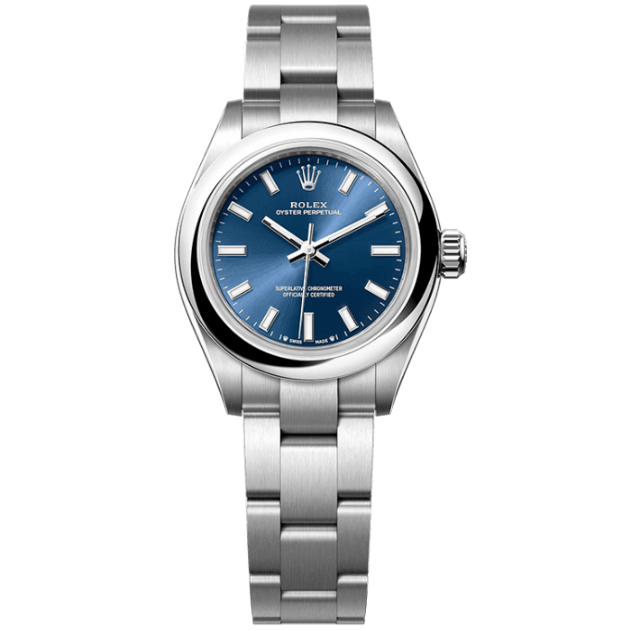 Rolex Oyster Perpetual Blue Steel 28mm