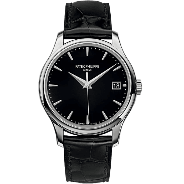 Patek Philippe Calatrava Black Leather 39mm