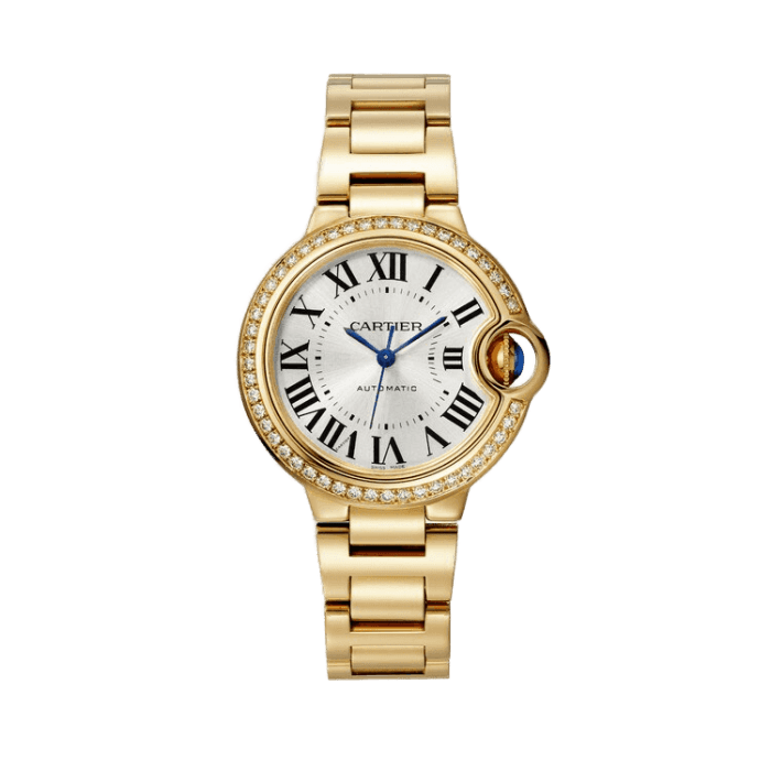 Cartier Ballon Bleu Small White Yellow Gold 33mm