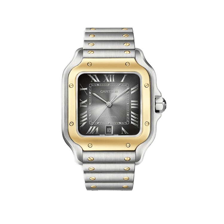 Cartier Santos De Cartier Dark Grey Steel 39.8mm