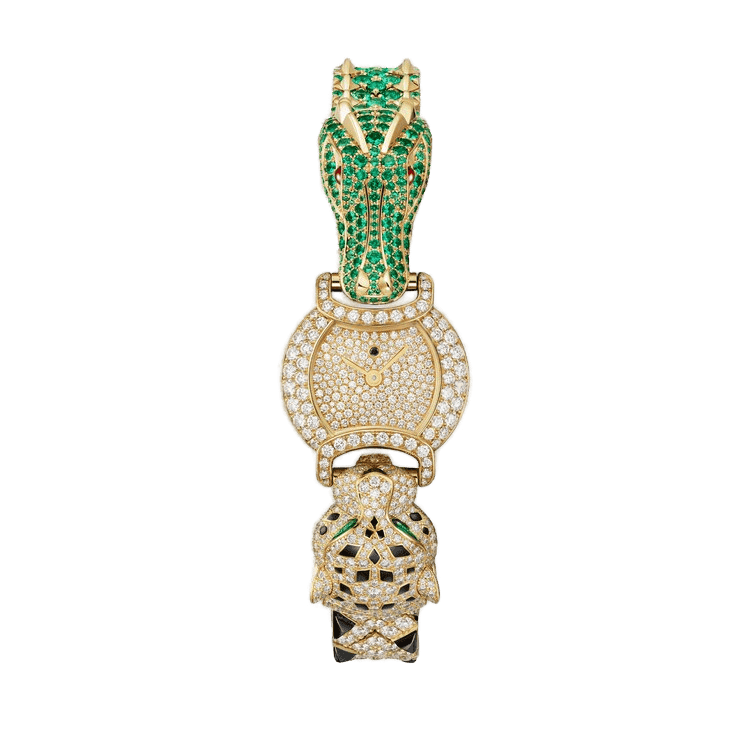 Cartier Indomptables Diamond Pave Yellow Gold 22.2mm