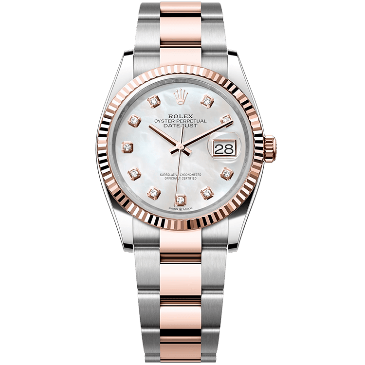 Rolex Datejust Mother of Pearl Two-Tone 36mm