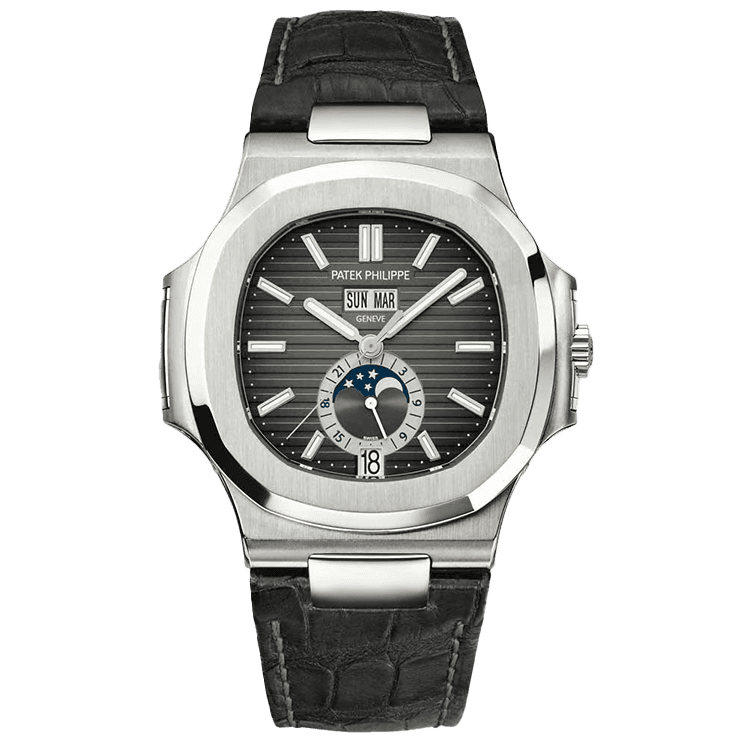 Patek Philippe Nautilus Grey Leather 40.5mm