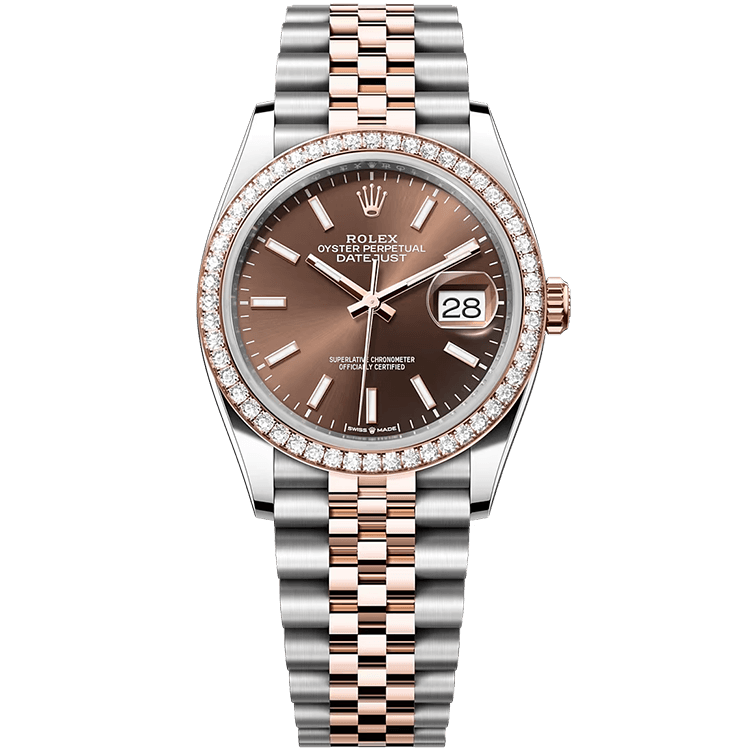 Rolex Datejust Chocolate Two-Tone 36mm