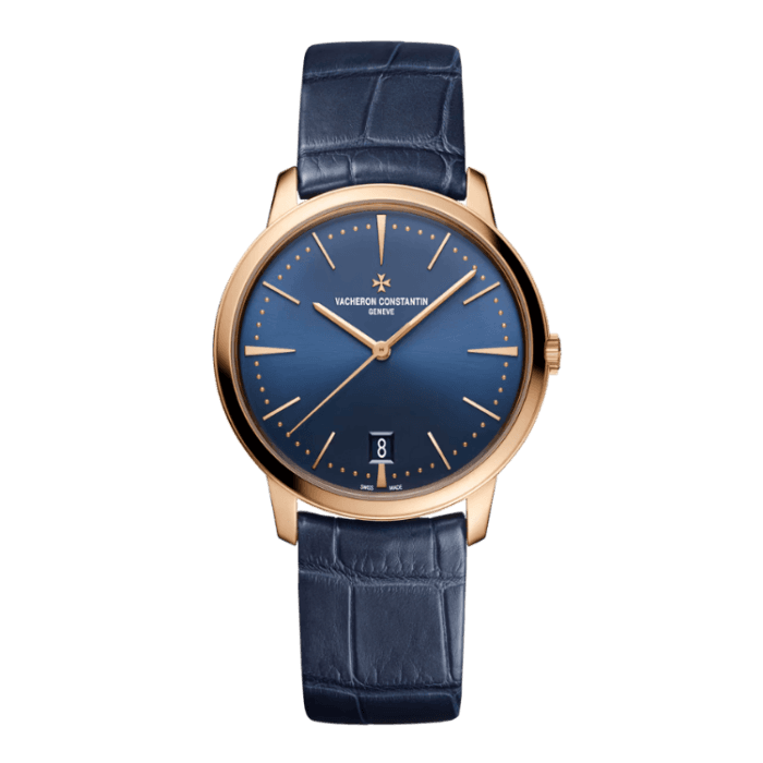 Vacheron Constantin Patrimony Blue Alligator Leather 36mm