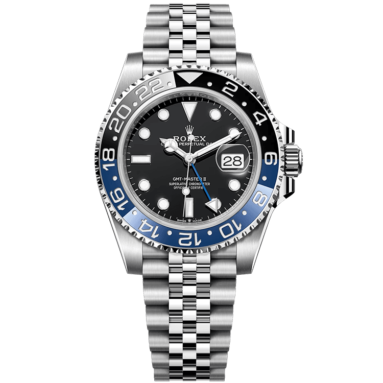"Batgirl" Rolex GMT-Master II Black Steel 40mm