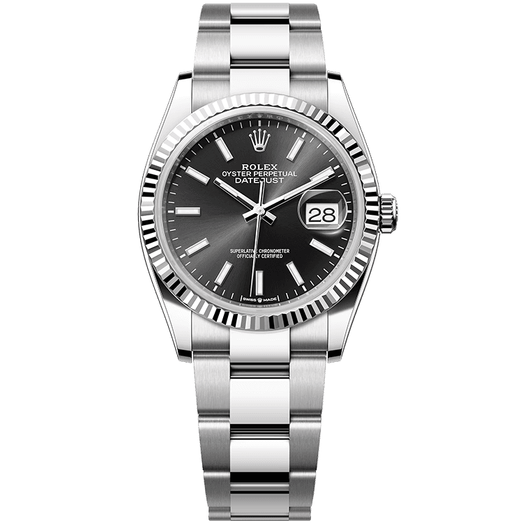 Rolex Datejust Black Steel 36mm