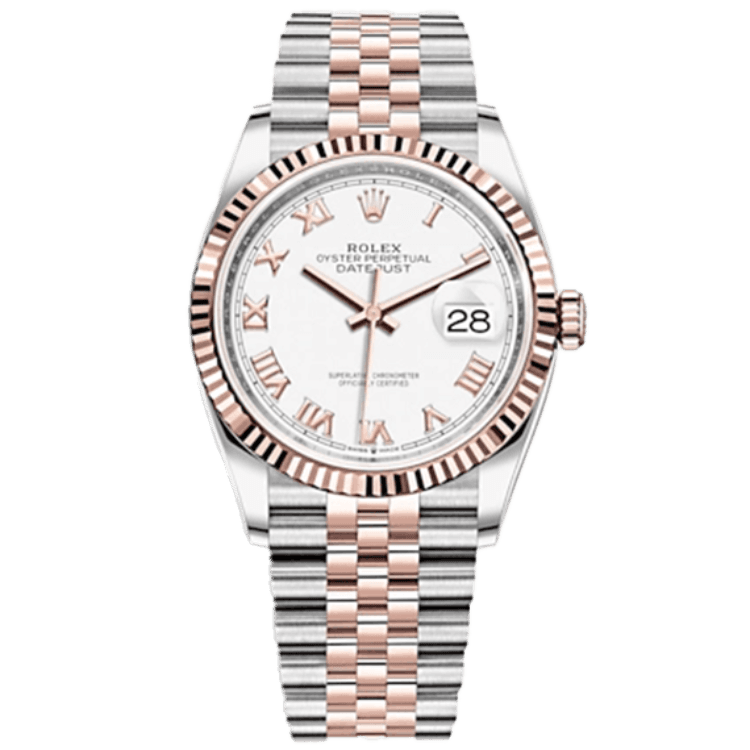 Rolex Datejust White Two-Tone 36mm