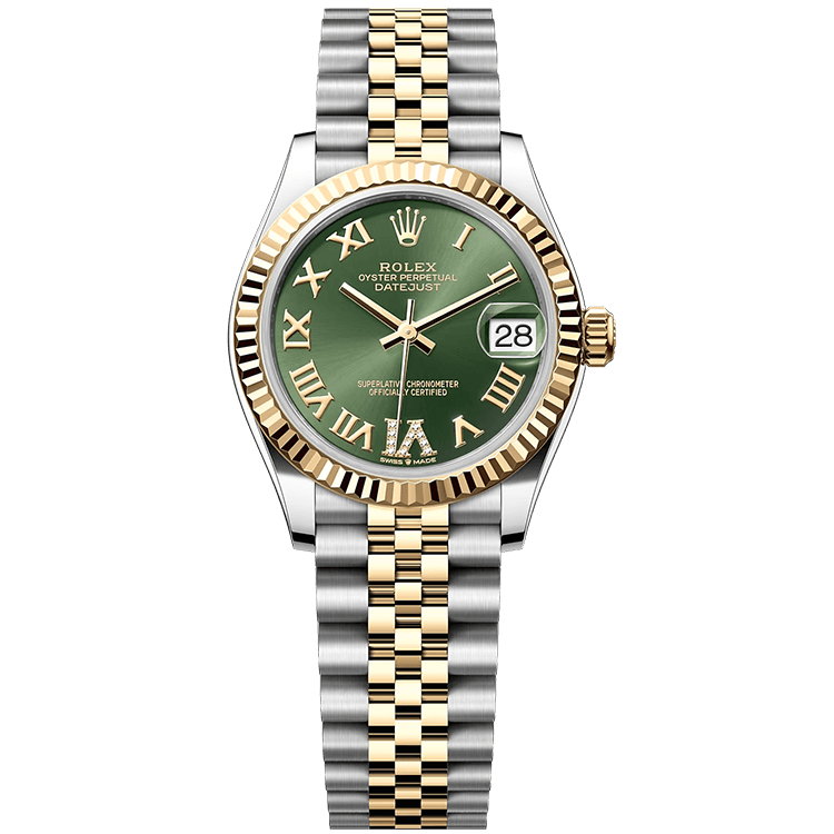 Rolex Datejust Green Two-Tone 31mm