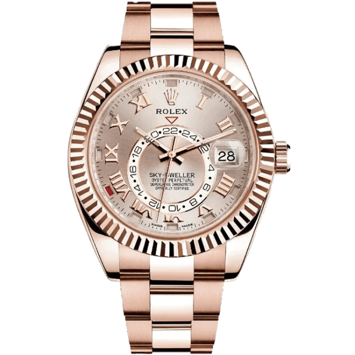 Rolex Sky-Dweller Rose Gold Rose Gold 42mm