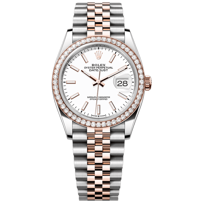 Rolex Datejust White Two-Tone 36mm