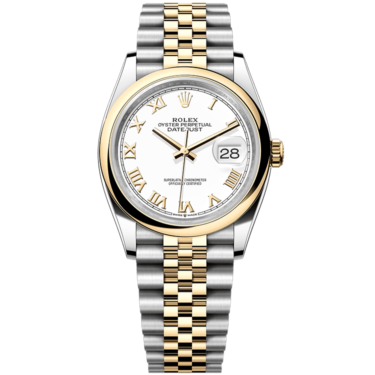 Rolex Datejust White Two-Tone 36mm