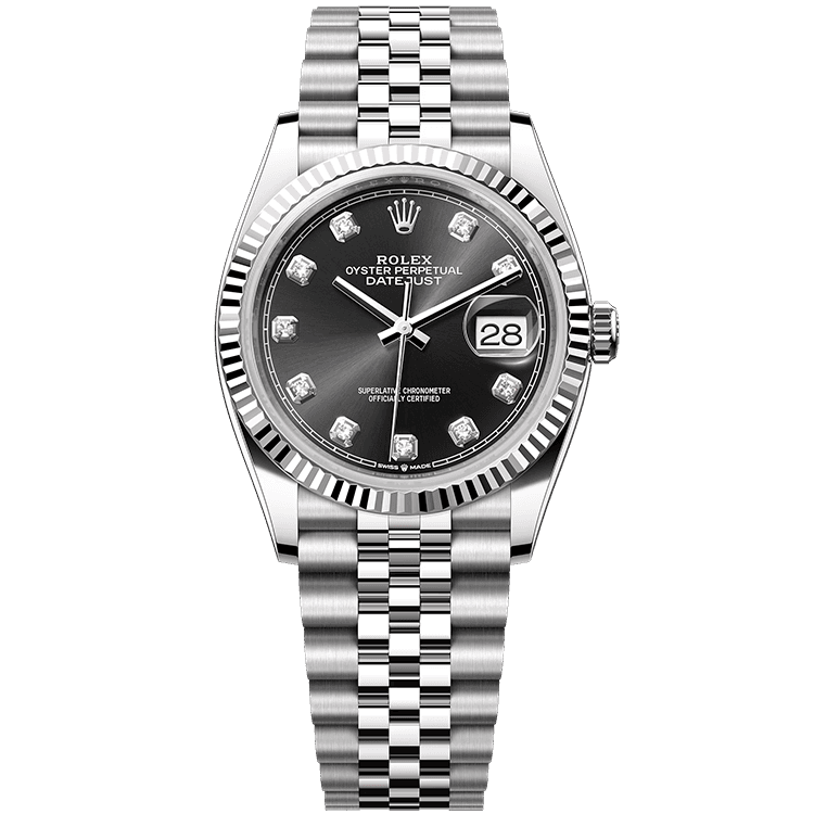 Rolex Datejust White Steel 36mm