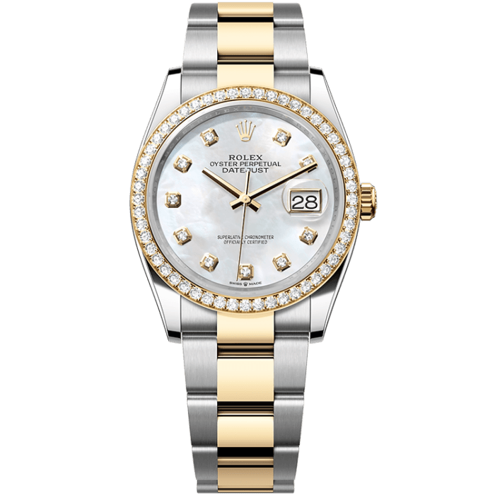 Rolex Datejust Mother of Pearl Two-Tone 36mm