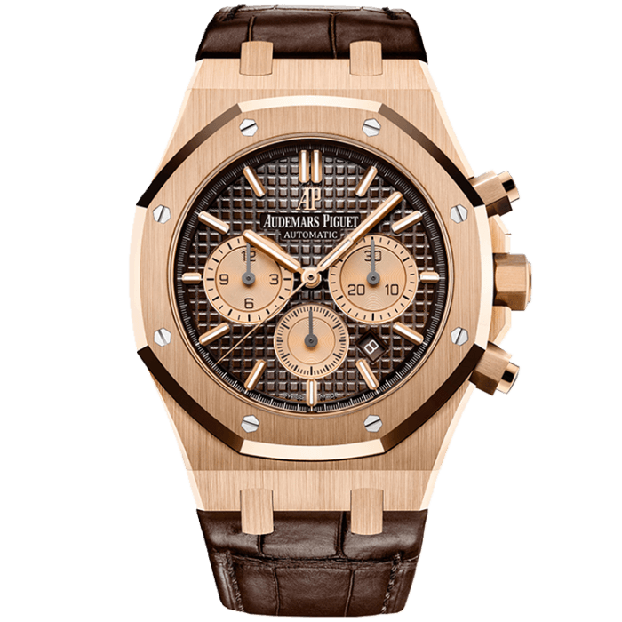 Audemars Piguet Royal Oak Chronograph Chocolate Leather 41mm