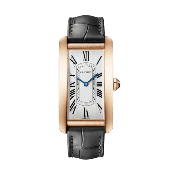 Cartier Tank Américaine Silver Leather 24.4mm