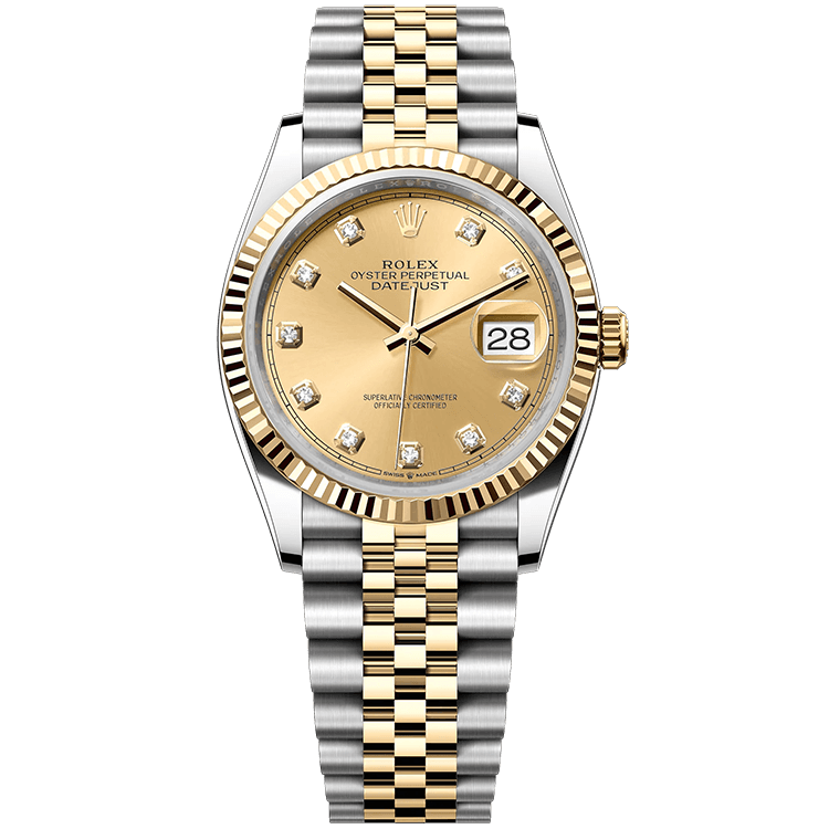 Rolex Datejust Champagne Two-Tone 36mm
