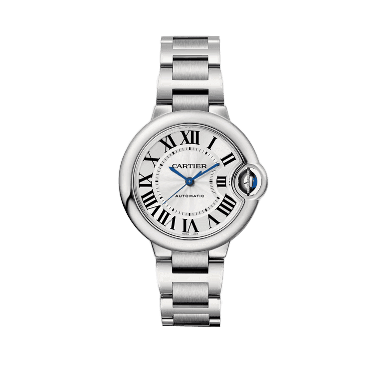 Cartier Ballon Bleu Small Silver Steel 33mm