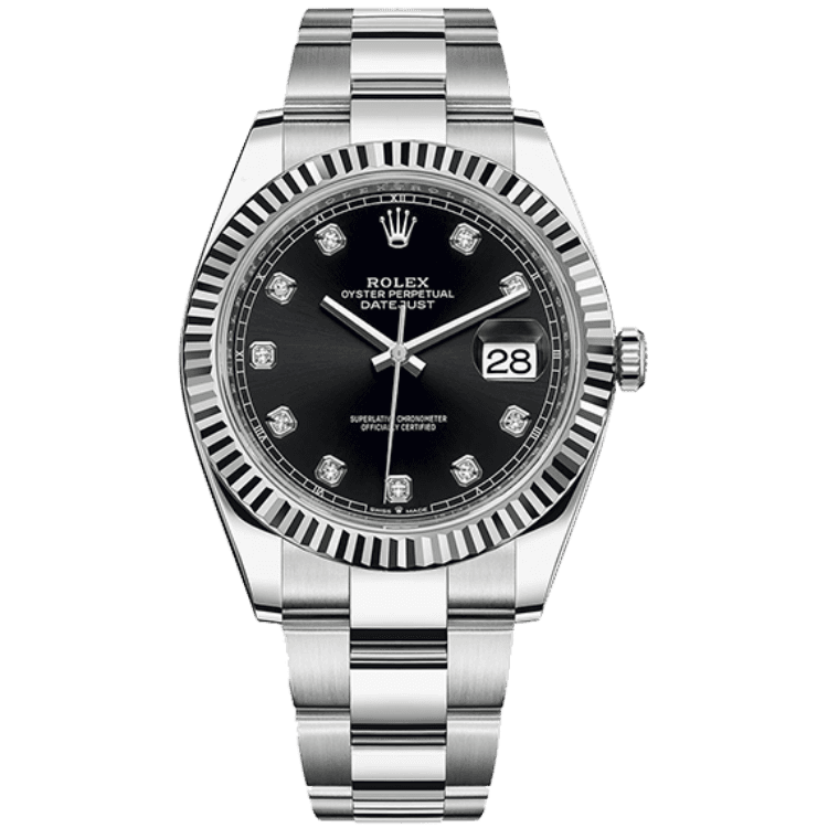 Rolex Datejust Black Steel 41mm