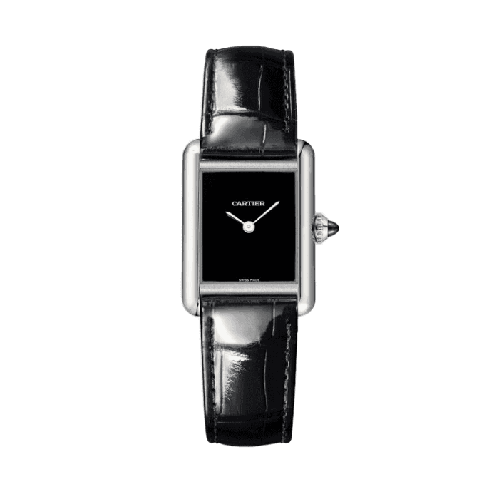 Cartier Tank Must Black Leather 22mm