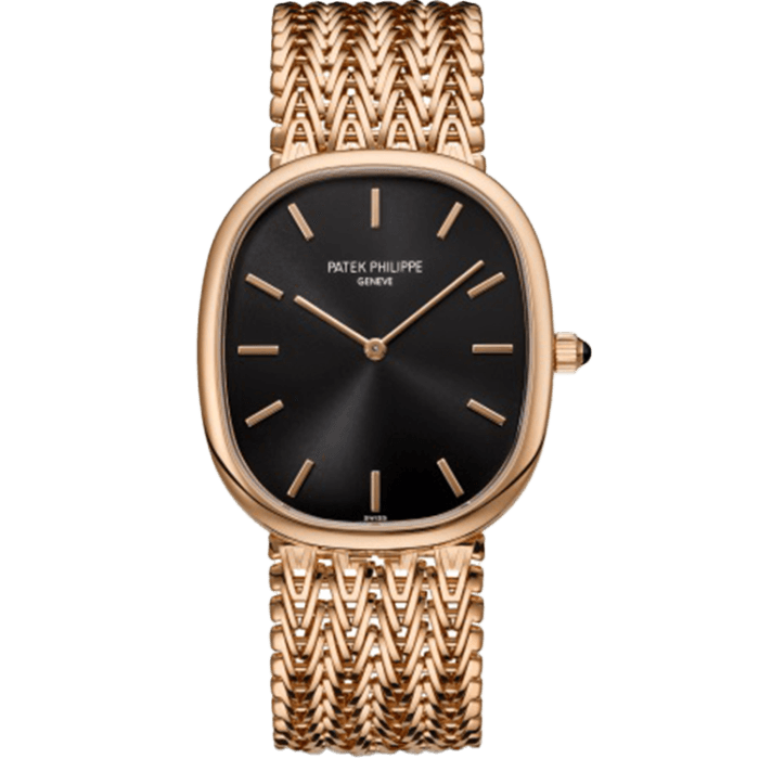 Patek Philippe Golden Ellipse Black Rose Gold 39.5mm