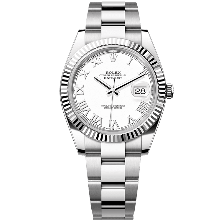 Rolex Datejust White Steel 41mm