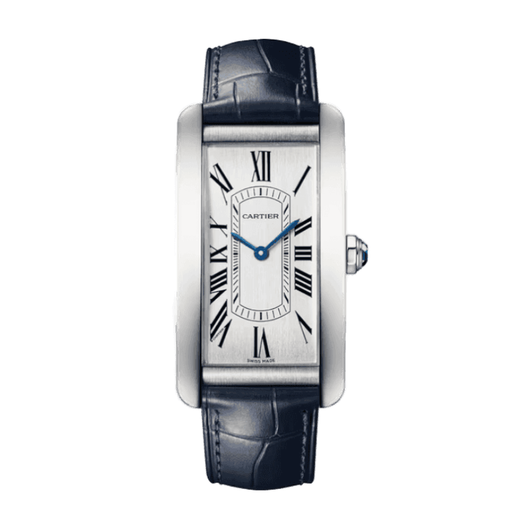 Cartier Tank Américaine Silver Leather 24.4mm