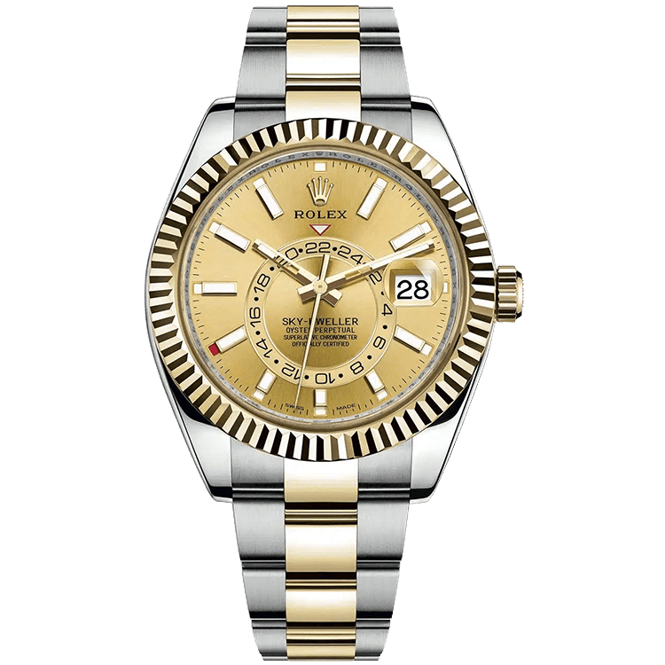Rolex Sky-Dweller Champagne Two-Tone 42mm