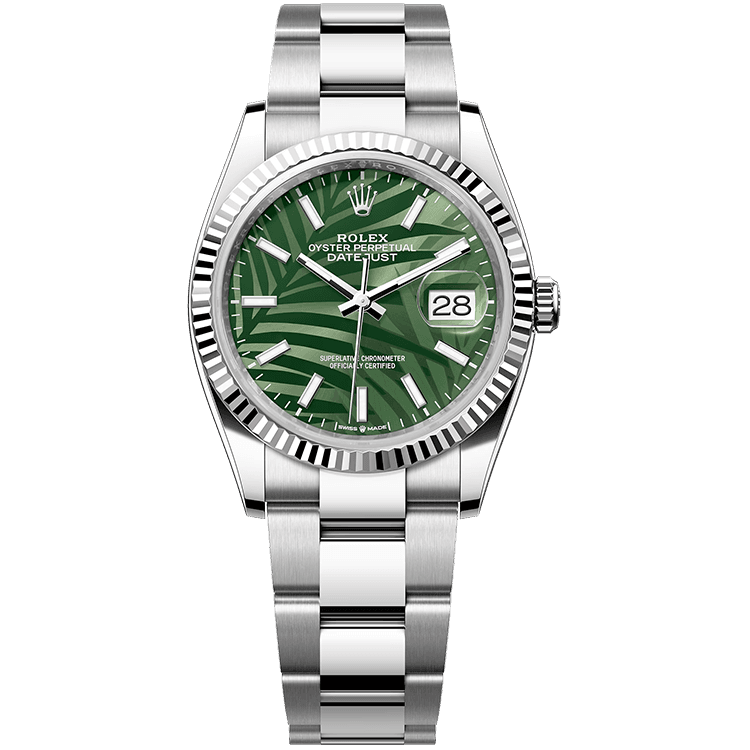 Rolex Datejust Green Steel 36mm